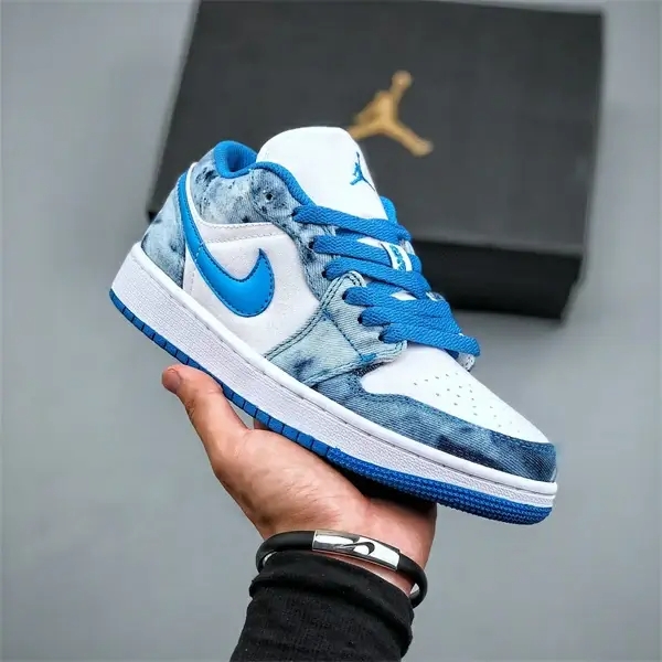 JORDAN 1 LOW ' WASHED DENIM ' (GS)