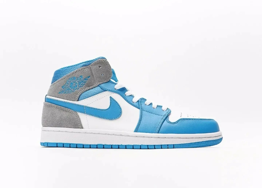 JORDAN 1 MID ' UNIVERSITY BLUE '