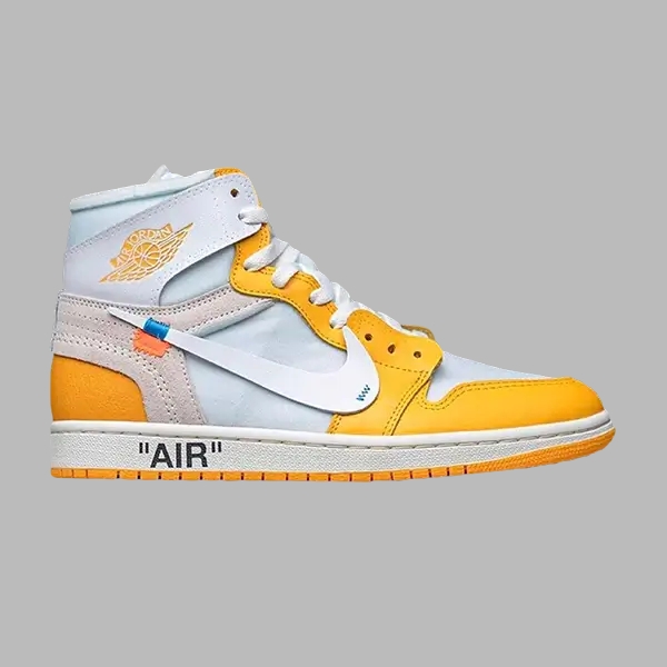 OFF-WHITE X AIR JORDAN 1 RETRO HIGH OG ' CANARY YELLOW '
