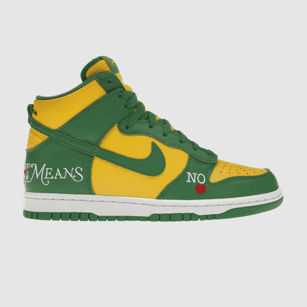 Supreme x Dunk High SB ' By Any Means ' Brazil '