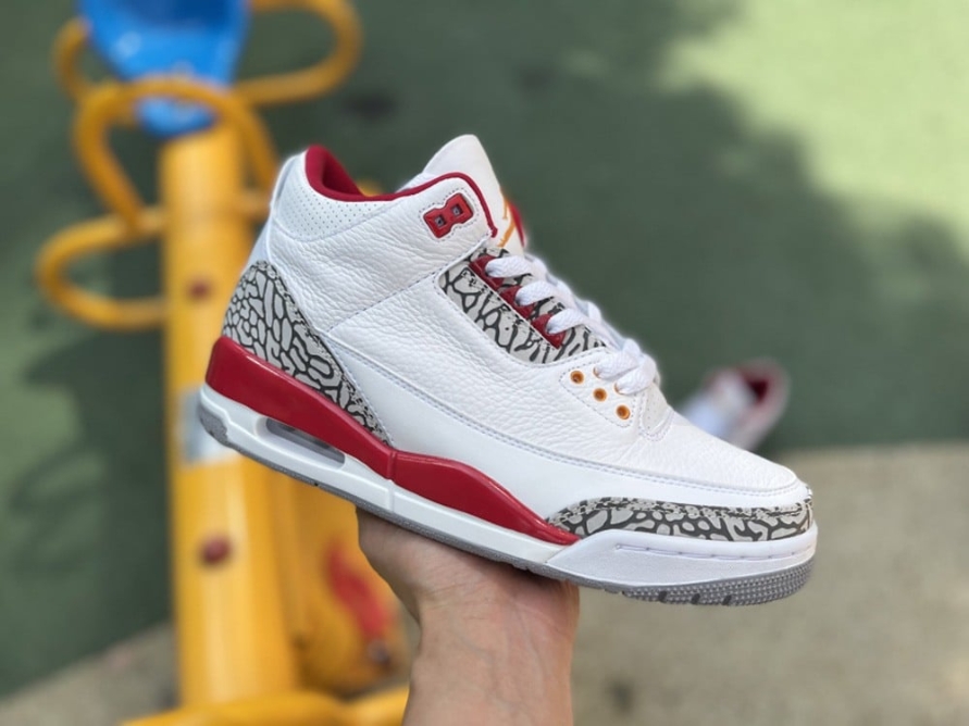 Jordan 3 Retro ' Cardinal Red '
