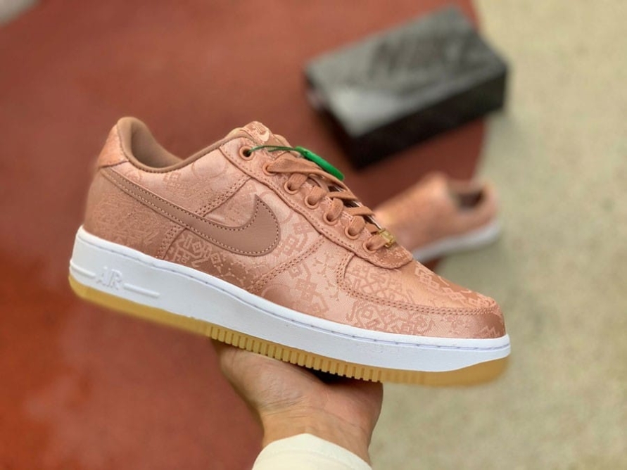 CLOT x Air Force 1 Low Premium ' Rose Gold Silk '
