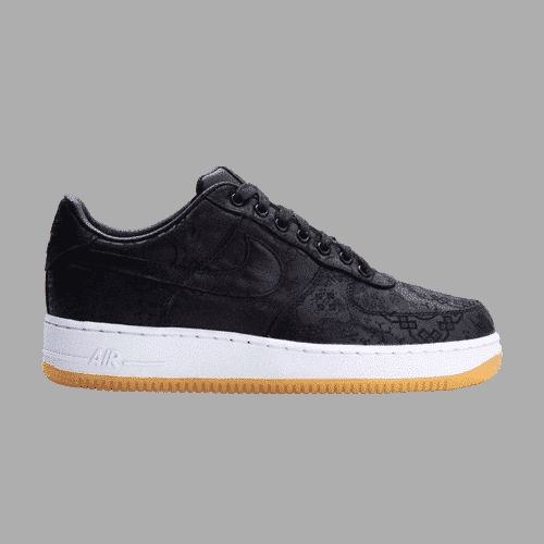 Fragment Design x CLOT x Air Force 1 ' Black Silk '