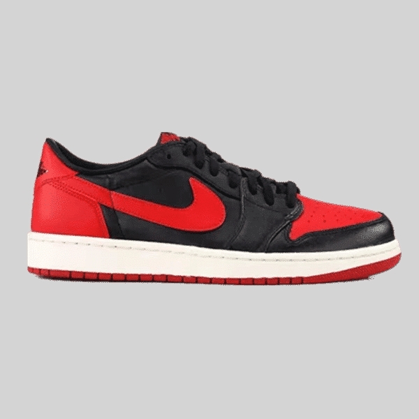 JORDAN 1 RETRO LOW OG ' BRED '