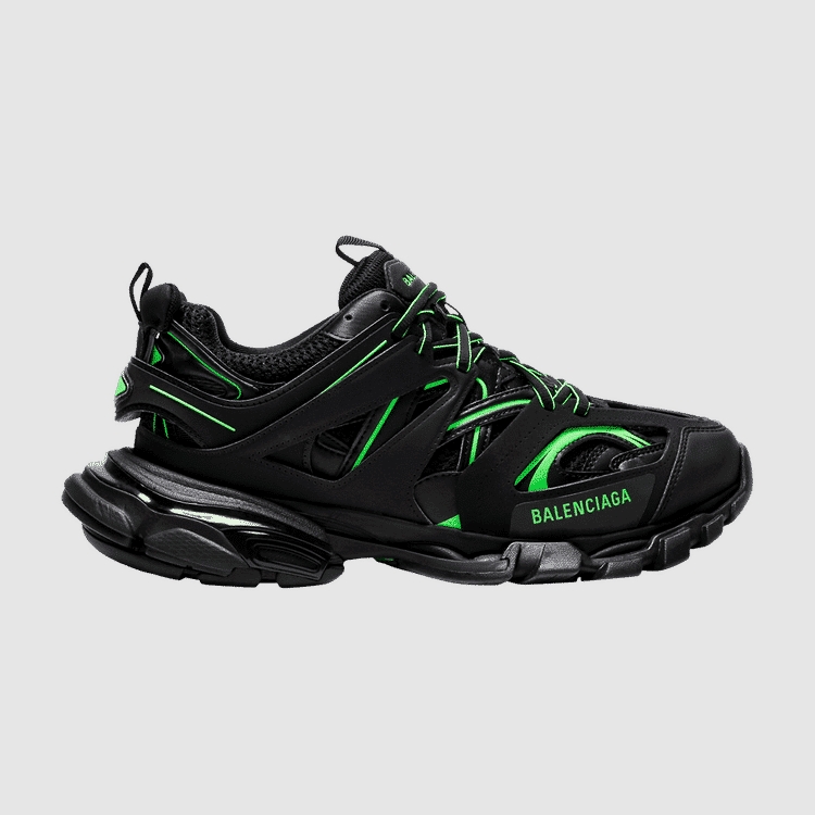 Track Sneaker ' Black Green '