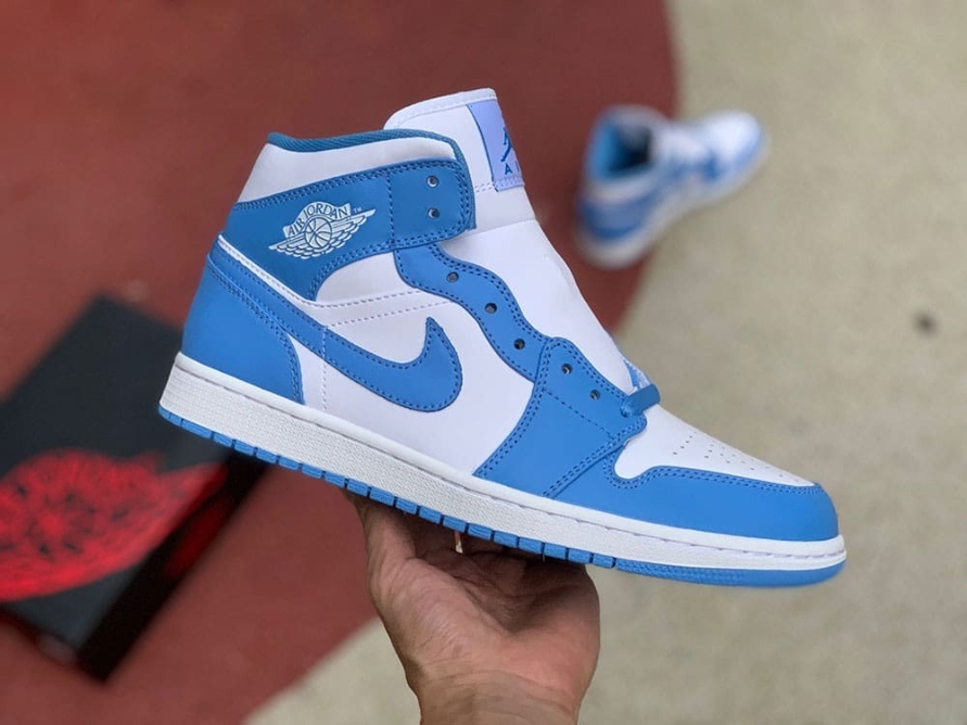 Jordan 1 Mid ' UNC '