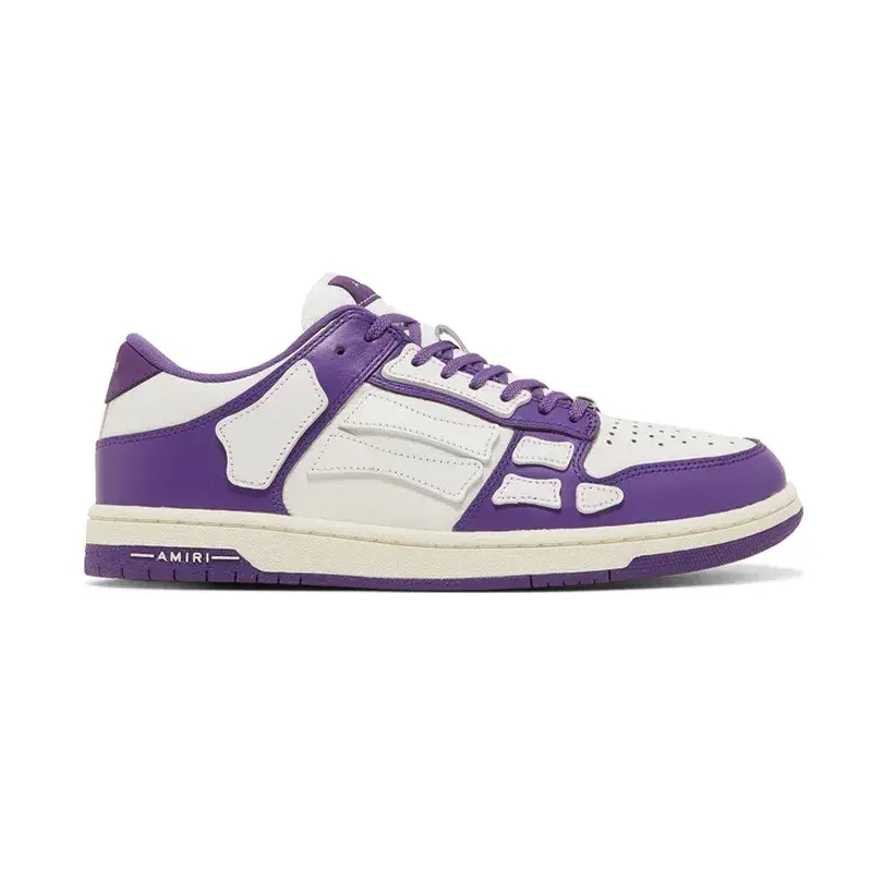 AMIRI Skel Top Low Purple White