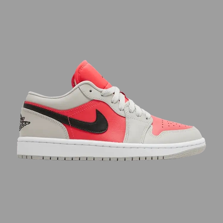 JORDAN 1 LOW ' LIGHT IRON ORE SIREN RED ' (W)