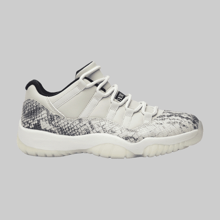 Jordan 11 Retro Low ' Light Bone Snakeskin '