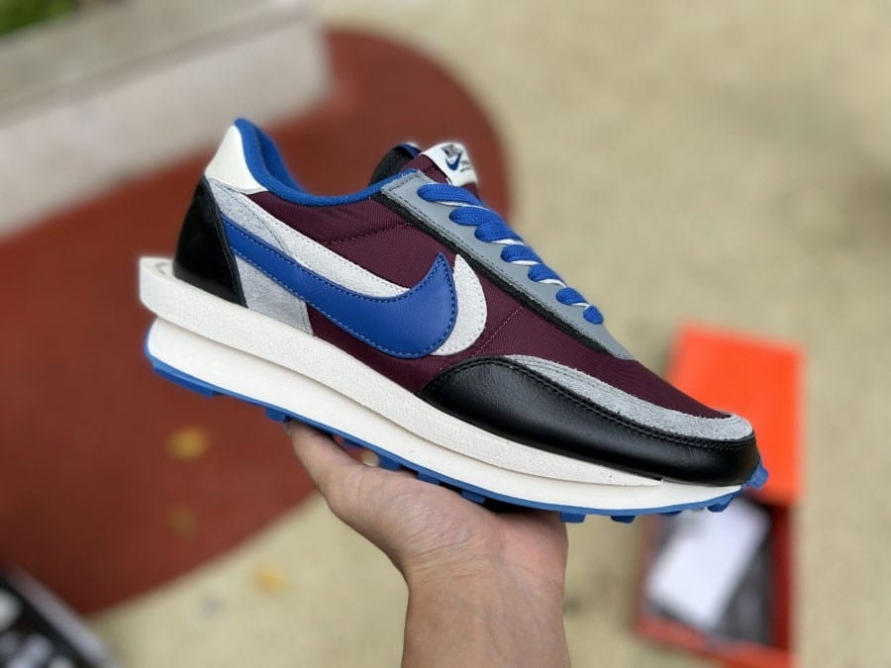 Sacai x Undercover x LDWaffle ' Night Maroon Team Royal '