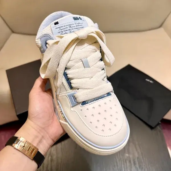 AMIRI MA-1 White Blue