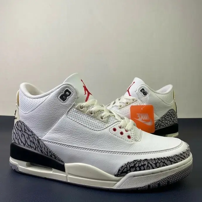 JORDAN 3 RETRO ' WHITE CEMENT REIMAGINED '