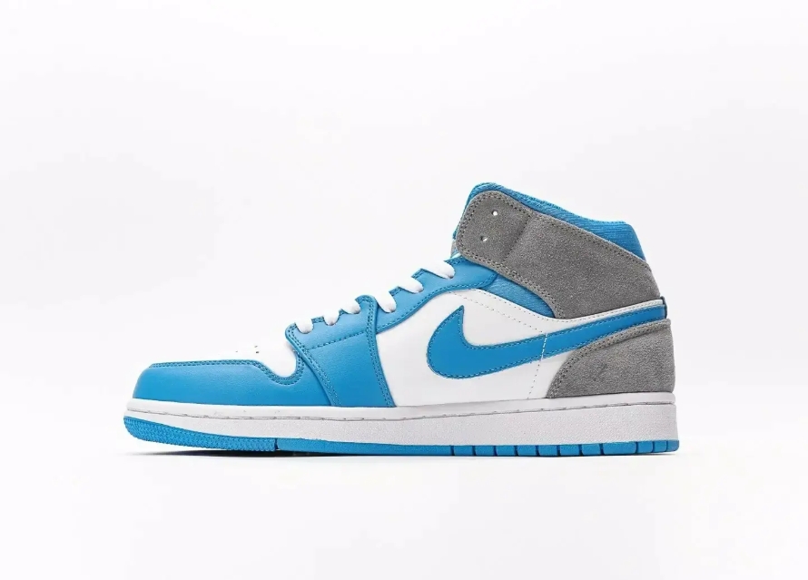 JORDAN 1 MID ' UNIVERSITY BLUE '