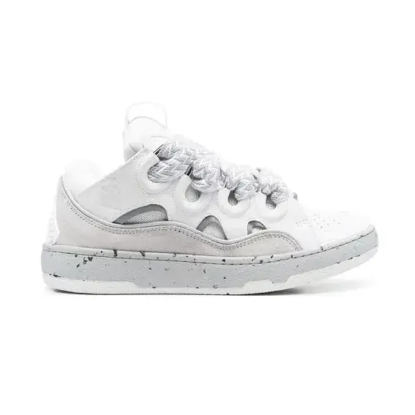 Lanvin Curb Sneakers White Grey