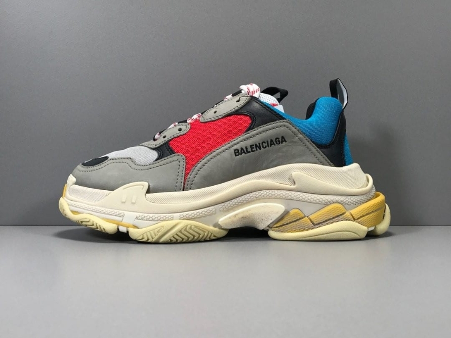 Triple S Sneaker ' Blue Red '