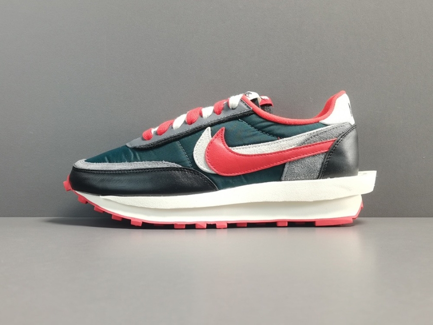 Sacai x Undercover x LDWaffle ' Midnight Spruce University Red '