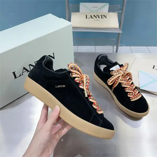 Lanvin Curb Sneakers Low Black