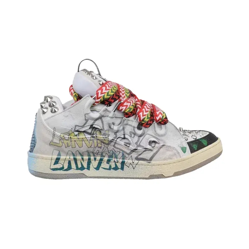 Lanvin Curb Sneaker Graffiti