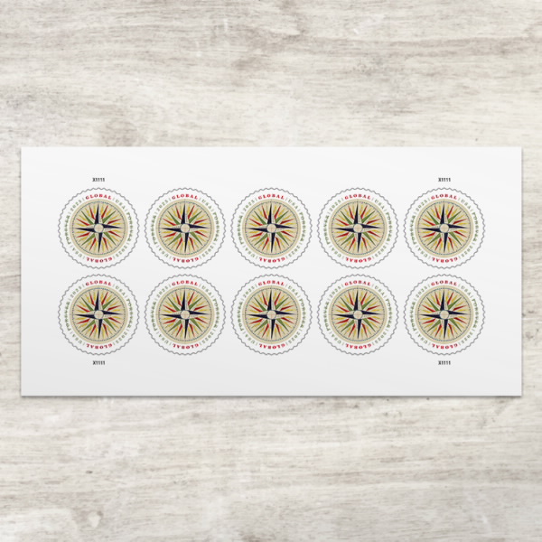 1794 Compass Rose Stamps 2025