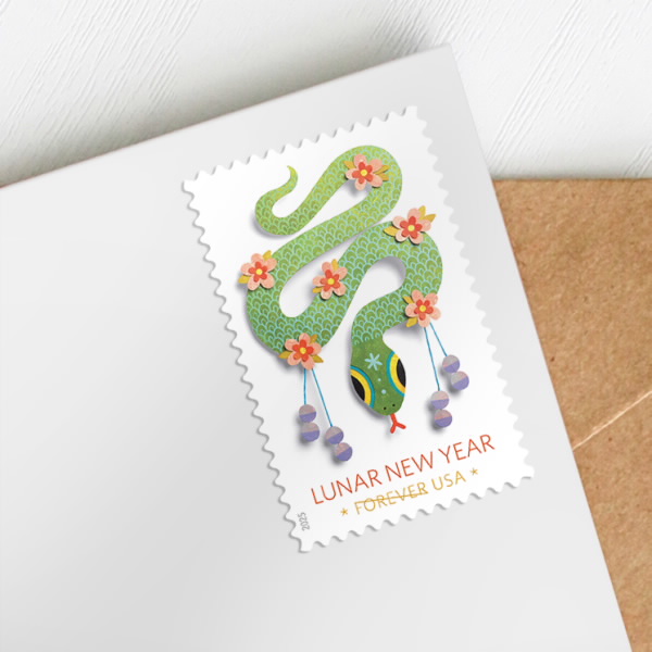 Year of the Snake Stamps 2025