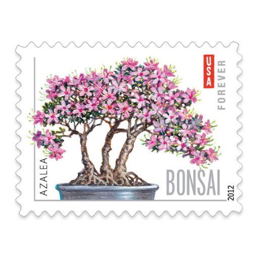 2011 Forever Stamps First Class Postage Stamps Bonsai Trees