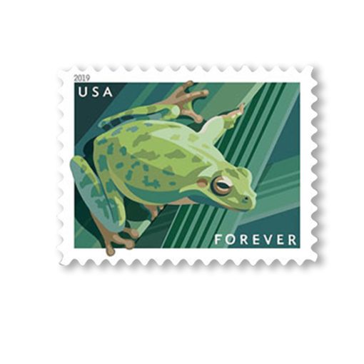 2019 Forever Stamps First Class Postage Stamps Frogs