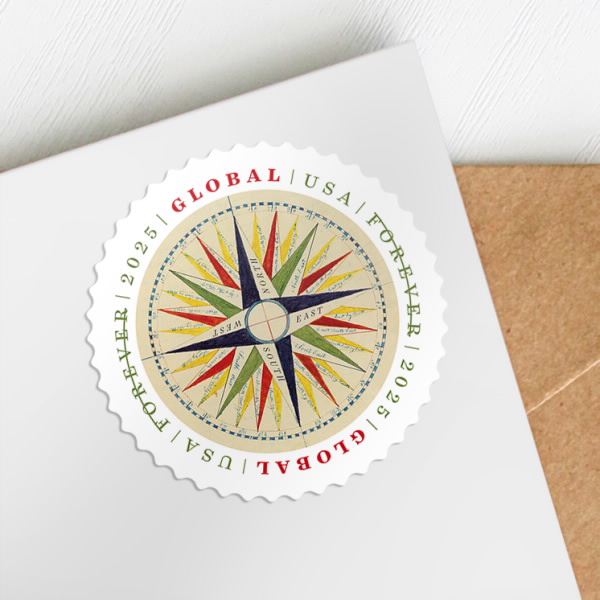 1794 Compass Rose Stamps 2025