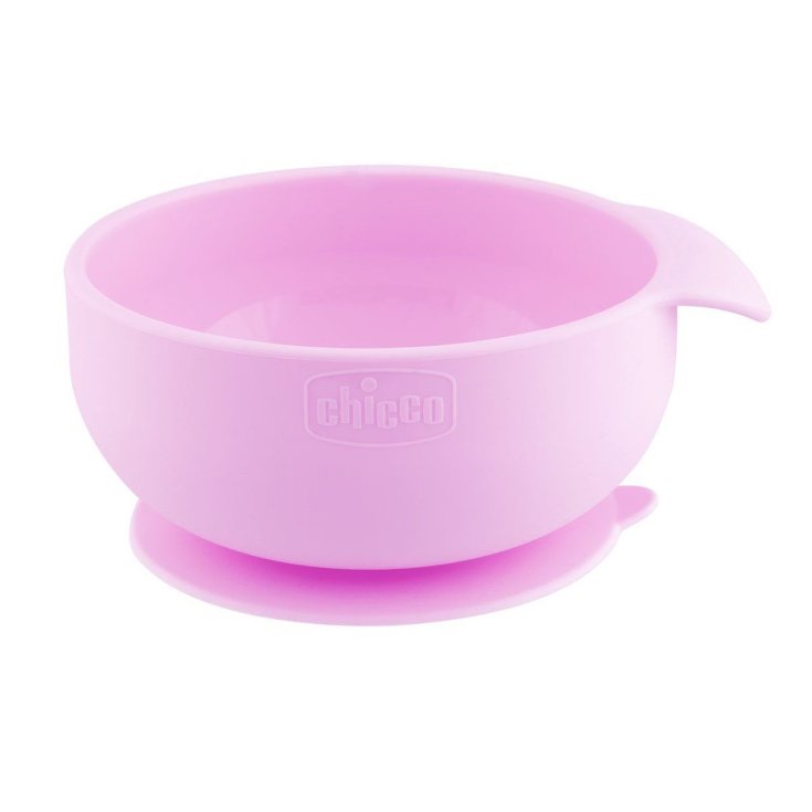 Ciotola in Silicone con Ventosa Rosa CHICCO