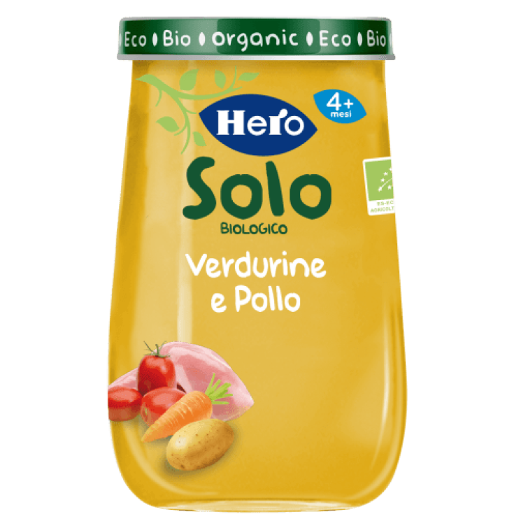 Solo Omogeneizzato Verdurine e Pollo Hero 190g