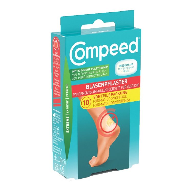 CEROTTO PER VESCICHE MEDIO EXTREME Compeed® 10 Pezzi