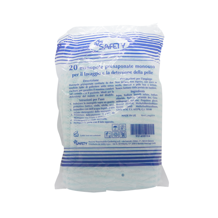 Manopole Pre-saponate Monouso Safety 20 Manopole