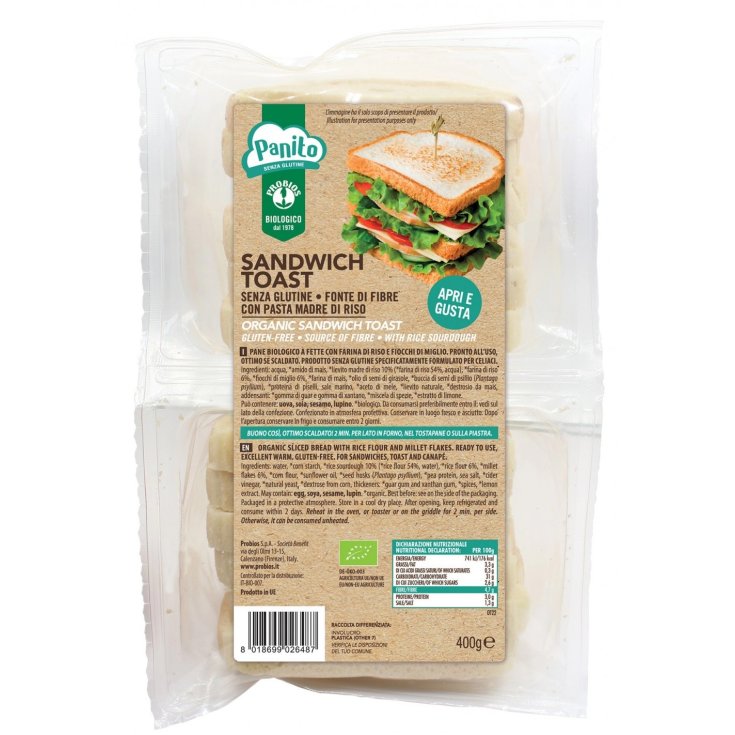 Sandwich Toast Panito 400g