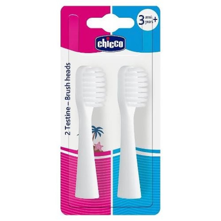 TESTINE Per Spazzolino Elettrico Chicco Set 2 Pezzi