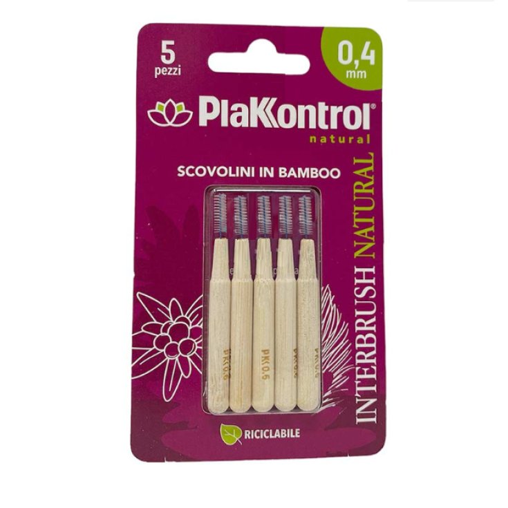 Interbrush Natural 0.4mm Plakkontrol 5 Pezzi