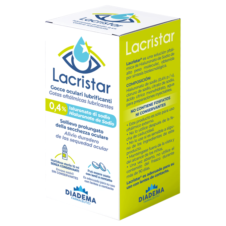 LACRISTAR GOCCE OCULARI DIADEMA 10ML