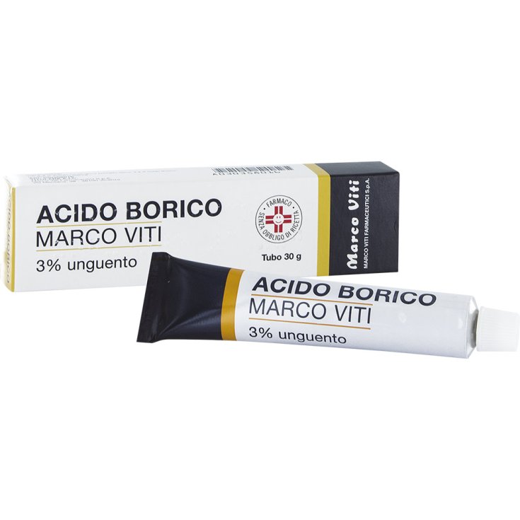 Vaselina Borica Marco VIti 3% Unguento 30g