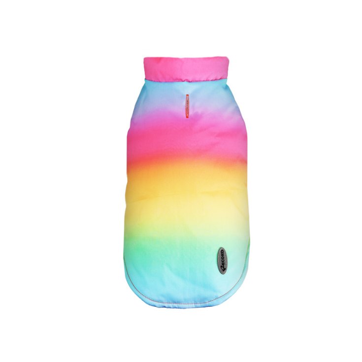 Cappottino impermeabile per Cani Rainbow - Taglia 15