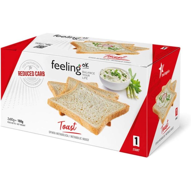 Toast Natural Start Feeling Ok 160g