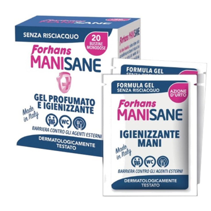 ManiSane Igienizzante Mani Forhans 20 Bustine