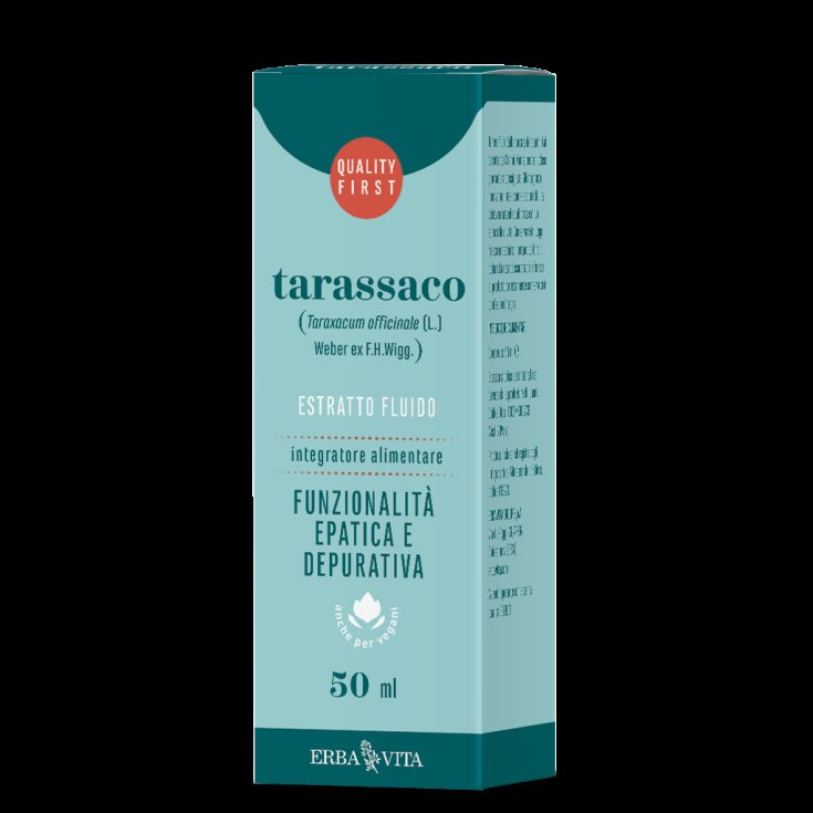 Tarassaco Estratto Fluido Radice Erba Vita 50ml