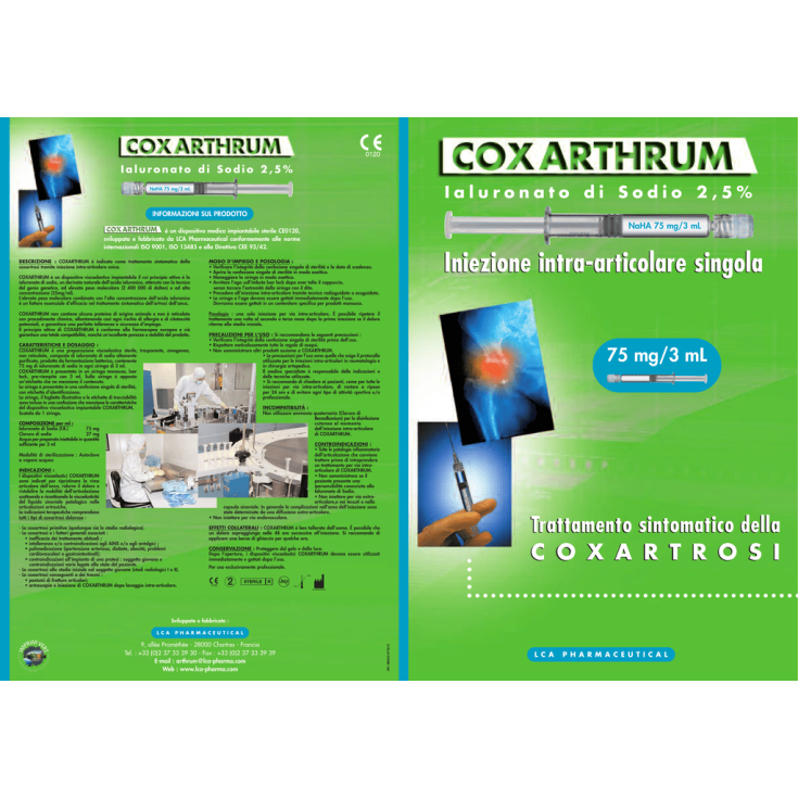 Lca Coxarthrum Siringa Monouso 3ml
