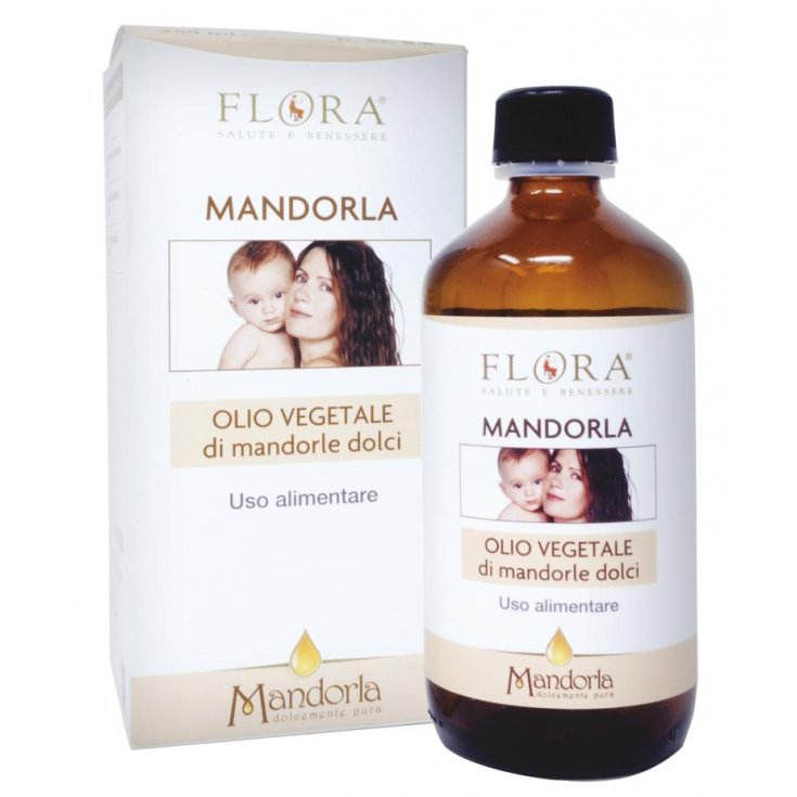 Mandorla Olio Vegetale Di Mandorle Dolci Flora 250ml