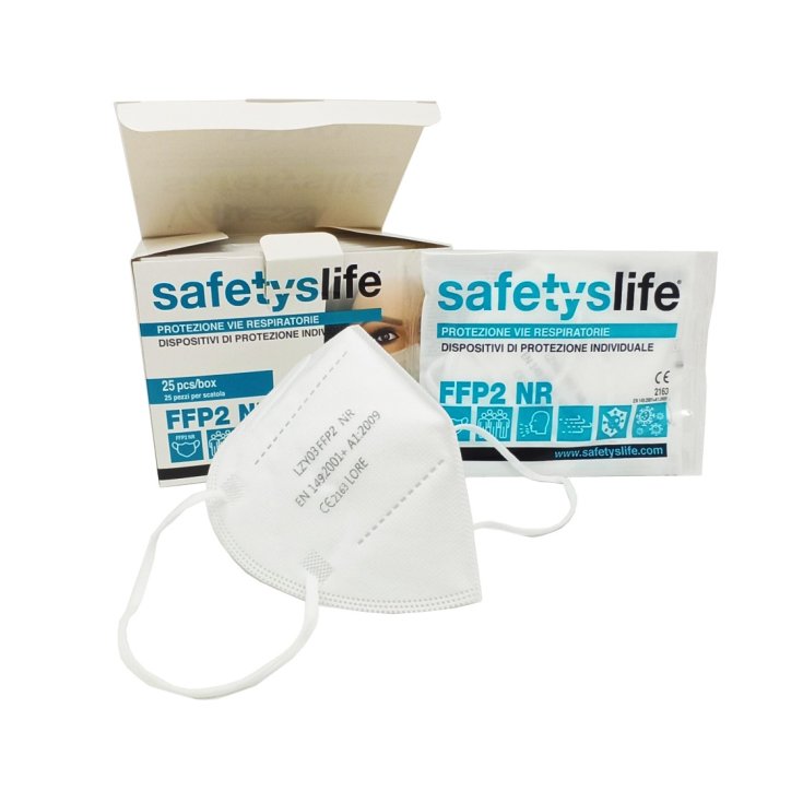 MASCHERINA FILTRANTE FFP2 NR SAFETYSLIFE® 25 Pezzi