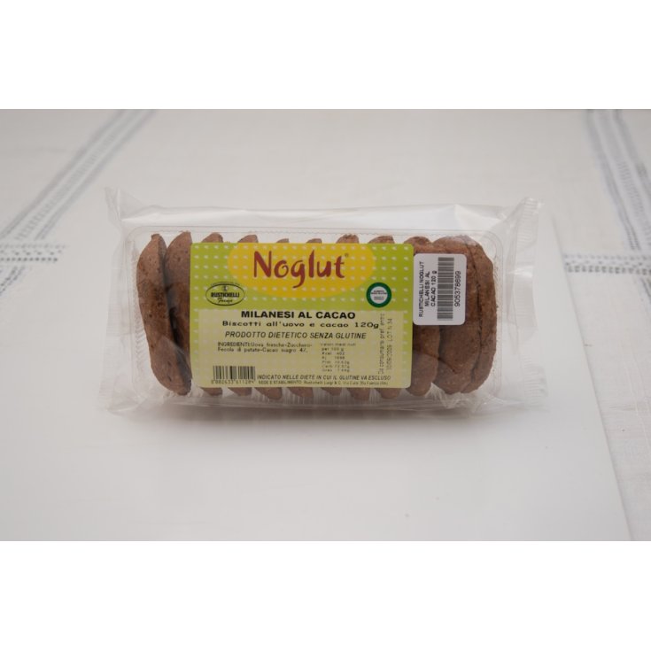 Rustichelli Noglut Biscotti Milanesi Al Cacao 120g