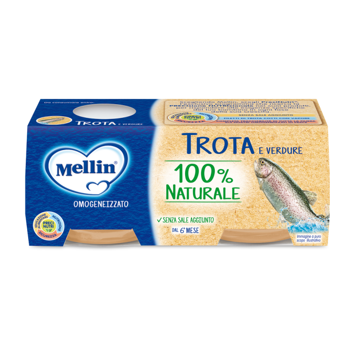 Trota E Verdure Mellin 2x80g