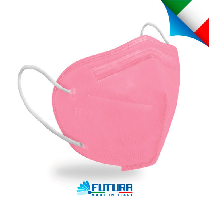 Mascherina FFP2 Rosa Futura 10 Pezzi