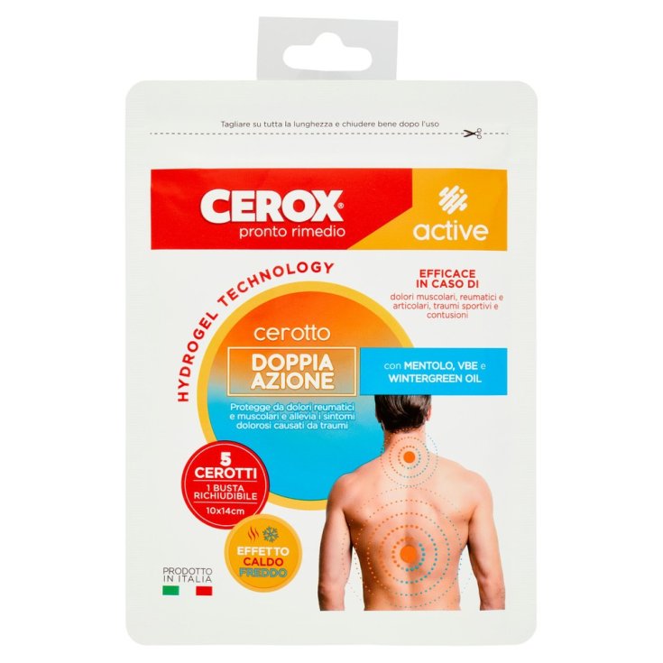 Cerotto Doppia Azione Cerox Active 5 Pezzi