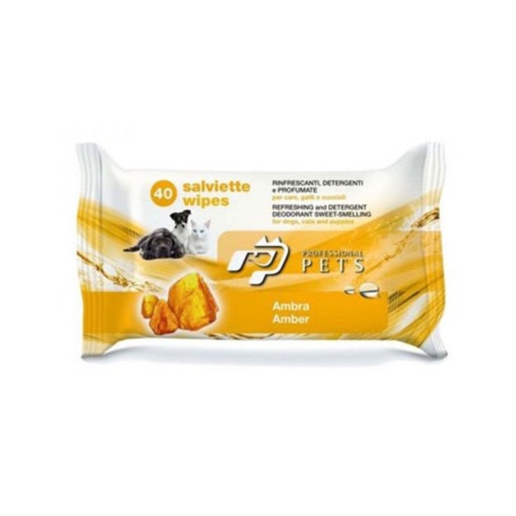Salviette Ambra Professional Pets 40 Pezzi