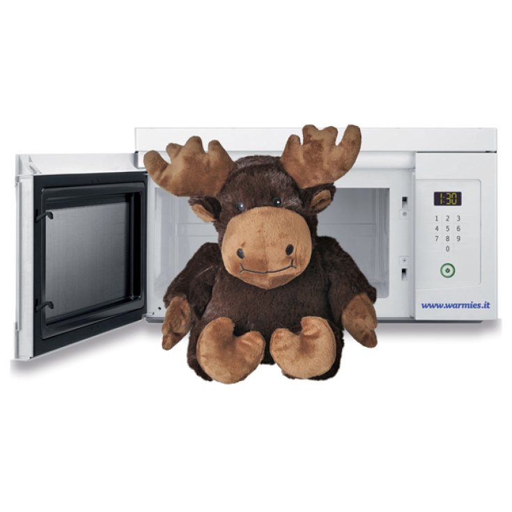 Warmies Peluche Termico Amici Del Polo Alce Scuro