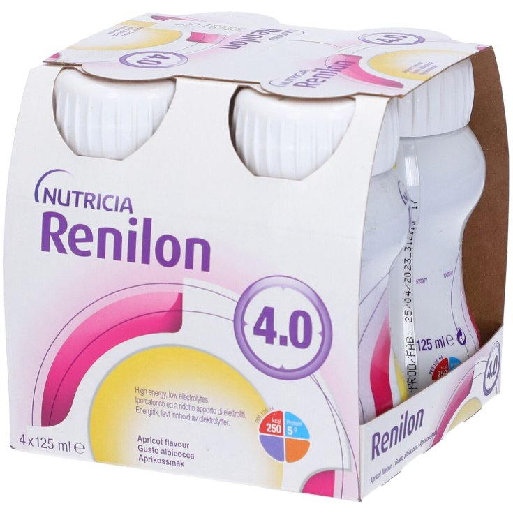 Renilon 4.0 Albicocca Nutricia 4x125ml